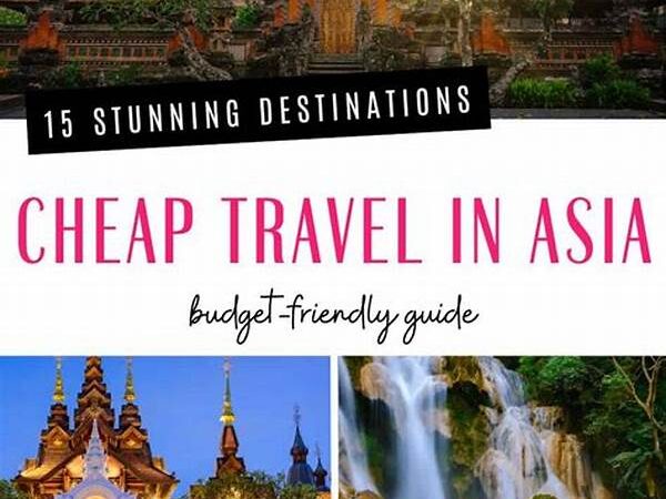 Asia Cheap Travel Tips